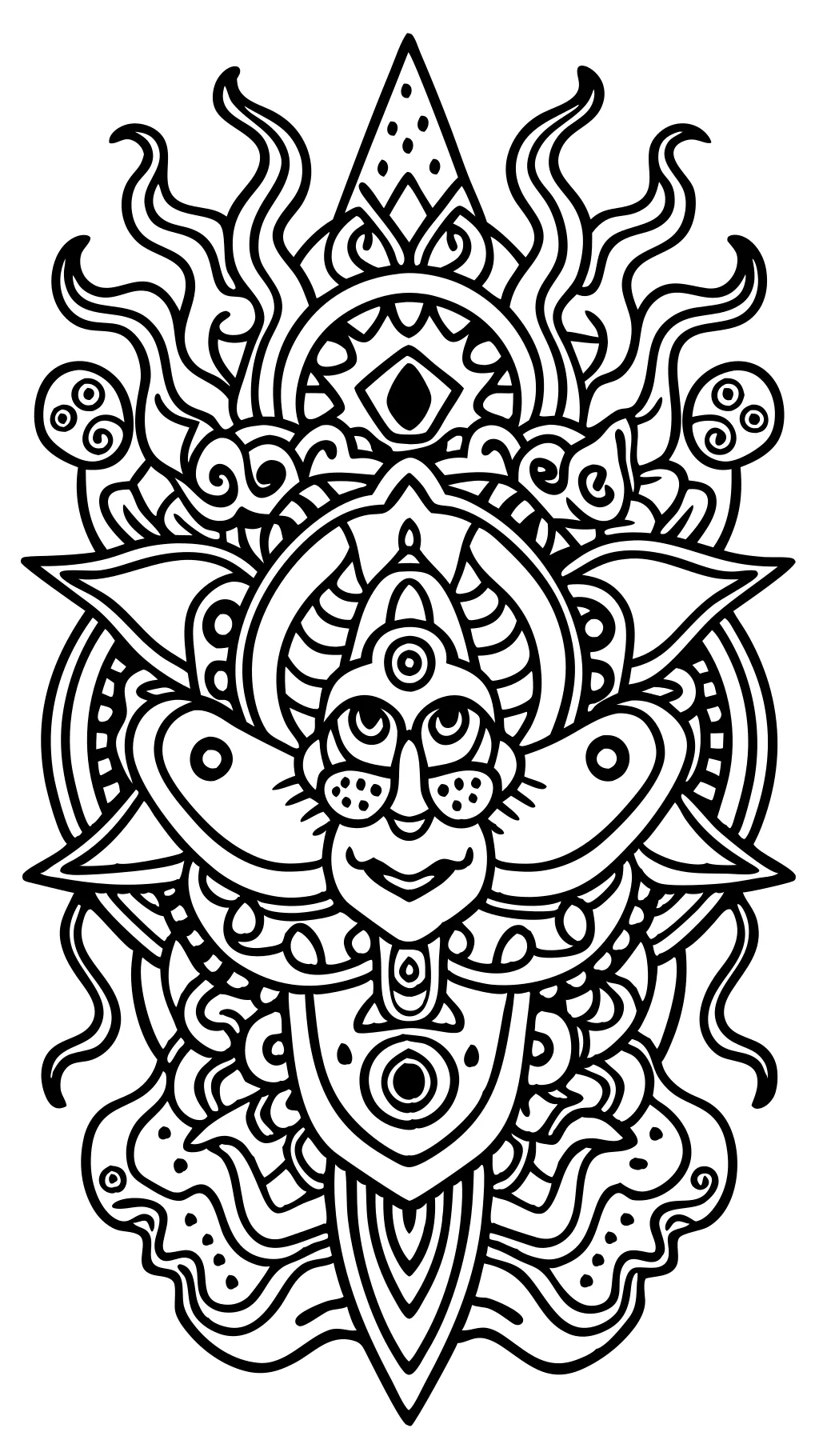 8.5 x 11 trippy coloring pages